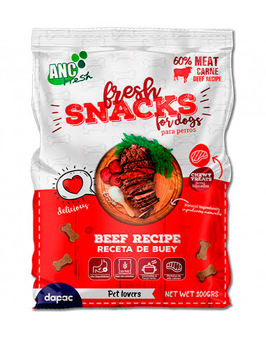 Snacks receta de buey