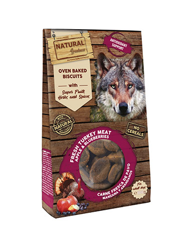 natural greatness galletas pavo